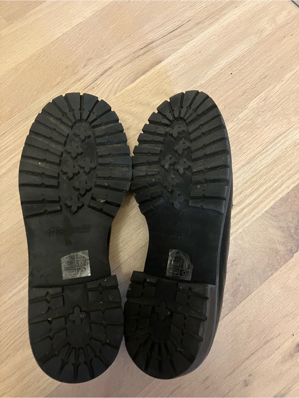 Madewell Black Leather Women's Penny Loafers - Picture 3 of 3